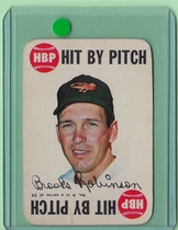 1968 Topps Game Card Inserts #9 Brooks Robinson