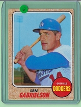 1968 Topps Base Set #357 Len Gabrielson
