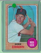 1968 Topps Base Set #537 Norm Siebern