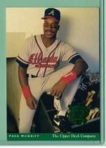 1994 Upper Deck All-Star Jumbos #11 Fred Mcgriff|Tom Glavine