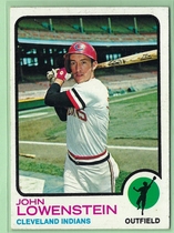1973 Topps Base Set #327 John Lowenstein