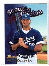 1998 Bowman Scouts Choice #SC1 Paul Konerko