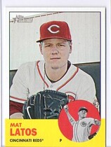2012 Topps Heritage #334 Mat Latos