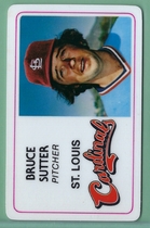 1981 Perma Super Star Credit Cards #24 Bruce Sutter