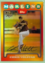 2008 Topps Red Hot Rookie Redemption #7 Chris Volstad