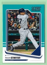 2018 Panini Chronicles Score Teal #22 Giancarlo Stanton