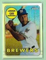 2018 Topps Heritage High Number Chrome Refractor #THC-706 Lorenzo Cain