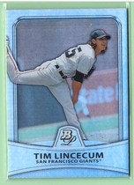 2010 Bowman Platinum Thick Foil Variation #38 Tim Lincecum