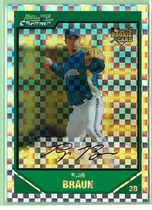 2007 Bowman Chrome Draft X-Fractors #BDP50 Ryan Braun