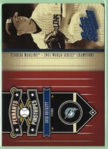 2004 Donruss Leather and Lumber Pennants/Pinstripes #PP-10 Josh Beckett