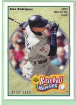 2002 Upper Deck Authentics Heroes of Baseball #HB-R3 Alex Rodriguez