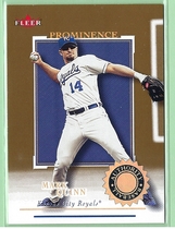 2001 Fleer Authority Prominence #67 Mark Quinn