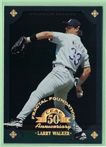 1998 Leaf Fractal Foundations #114 Larry Walker