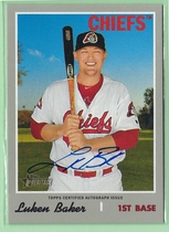 2019 Topps Heritage Minor League Real One Autos #ROA-LB Luken Baker