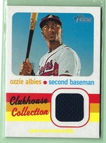 2020 Topps Heritage Clubhouse Collection Relics #CCR-OA Ozzie Albies