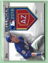 2018 Topps Spring Training Logo Manufactured Patch Relics #STP-CB Cody Bellinger