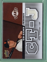 2009 Upper Deck UD Game Jersey #GJ-CT Clay Timpner