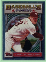 1993 Finest Base Set #10 Curt Schilling