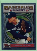 1993 Finest Base Set #17 Duane Ward