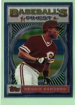 1993 Finest Base Set #20 Reggie Sanders