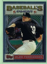 1993 Finest Base Set #27 Alex Fernandez