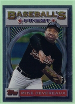 1993 Finest Base Set #74 Mike Devereaux