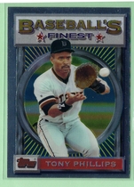 1993 Finest Base Set #75 Tony Phillips