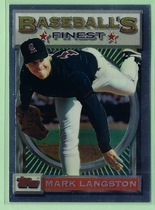1993 Finest Base Set #82 Mark Langston