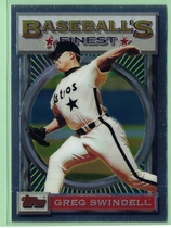 1993 Finest Base Set #137 Greg Swindell