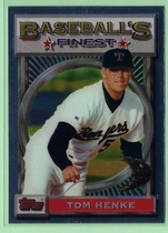 1993 Finest Base Set #164 Tom Henke