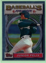 1993 Finest Base Set #173 Junior Felix