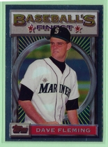 1993 Finest Base Set #196 Dave Fleming