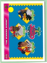 1992 Upper Deck Comic Ball 3 #136 Jim Abbott|Ken Griffey Jr.|Ken Griffey Sr