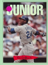 1993 Leaf Triple Play Nicknames #5 Ken Griffey Jr.