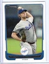 2012 Bowman Base Set #151 Clayton Kershaw
