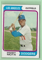 1974 Topps Base Set #368 Manny Mota