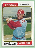 1974 Topps Base Set #438 Ed Herrmann