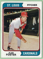 1974 Topps Base Set #442 Alan Foster