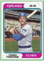1974 Topps Base Set #484 Carmen Fanzone