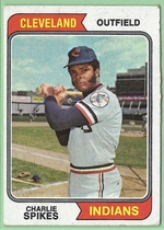 1974 Topps Base Set #58 Charles Spikes