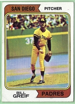 1974 Topps Base Set #102 Bill Greif