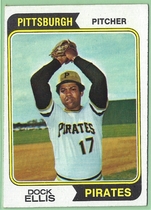 1974 Topps Base Set #145 Dock Ellis