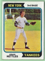 1974 Topps Base Set #251 Greg Nettles