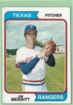 1974 Topps Base Set #318 Jim Merritt