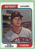 1974 Topps Base Set #482 Bob Didier