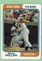 1974 Topps Base Set #132 Felix Millan
