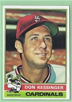 1976 Topps Base Set #574 Don Kessinger