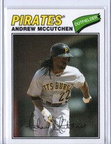 2012 Topps Archives Cloth Stickers #AM Andrew Mccutchen