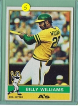1976 Topps Base Set #525 Billy Williams