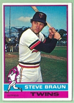 1976 Topps Base Set #183 Steve Braun